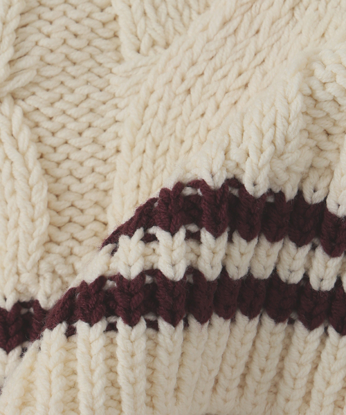 IENA（イエナ）の「チルデンマントプルオーバー（ニット/セーター・レディース・ホワイト/チャコールグレー・FREE）」の15枚目の写真