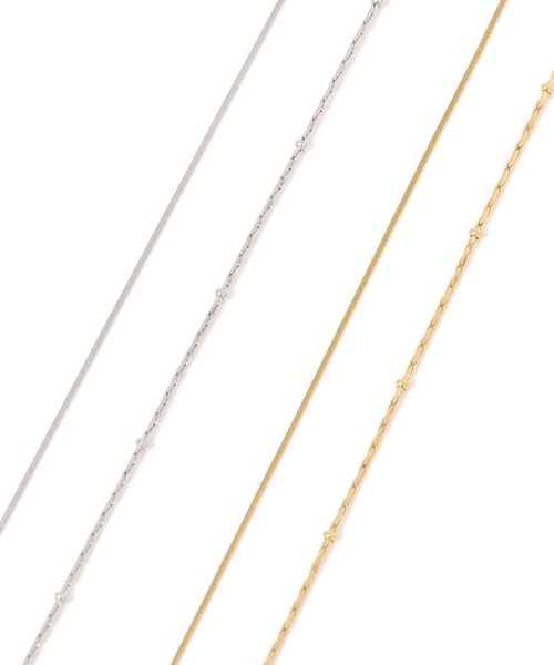 GLOBAL WORK（グローバルワーク）の「ステンレスプチモチーフネックレス/634164（ネックレス・レディース・ゴールド系8/ゴールド系7/シルバー系1/ゴールド系6/シルバー系3/シルバー系2/シルバー系4/ゴールド系5・FREE）」の12枚目の写真