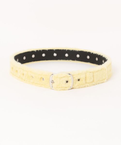 VISION STREET WEAR(ヴィジョンストリートウェア)の「VISION STREET WEAR(ヴィジョンストリートウェア)FUR BELT/フェイクファーベルト/ヒョウ柄 無地/ユニセックス(ベルト・レディース・パープル/ブラウン系その他/グリーン系その他/ピンク系その他/イエロー/ブラック・FREE)」の19枚目の写真