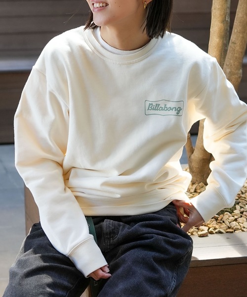 BILLABONG(ビラボン)の「BILLABONG メンズ SIGN トレーナー 【2026年春夏モデル】(スウェット・メンズ・ブラック/クリーム/シャーベット・LARGE/MEDIUM/X-LARGE)」の1枚目の写真