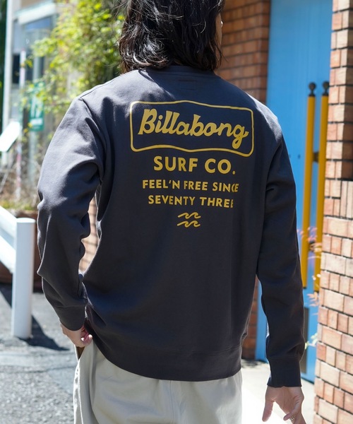 BILLABONG(ビラボン)の「BILLABONG メンズ SIGN トレーナー 【2026年春夏モデル】(スウェット・メンズ・ブラック/クリーム/シャーベット・LARGE/MEDIUM/X-LARGE)」の2枚目の写真