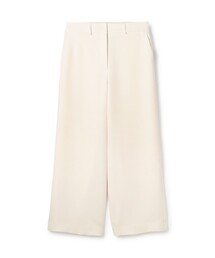 パウダリーストレッチツイル セミワイドパンツ