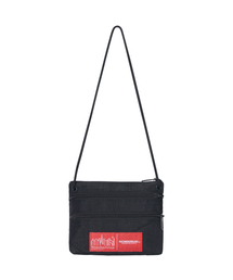 NOMANUAL（NOMANUAL）の「NM x MP TRIPPLE ZIPPER SACOCHE BAG - WASHED BLACK（メッセンジャーバッグ）」