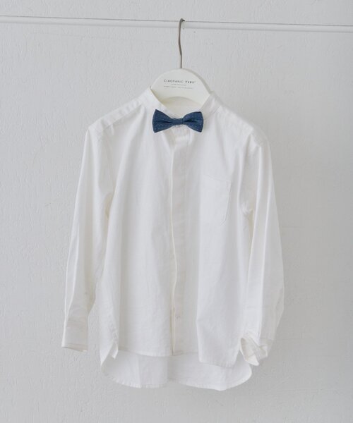 CIAOPANIC TYPY（チャオパニックティピー）の「【KIDS】【フォーマル・セレモニー】洗える 蝶ネクタイ付きシャツセット（シャツ/ブラウス・キッズ・ホワイト・SMALL/MEDIUM）」の10枚目の写真