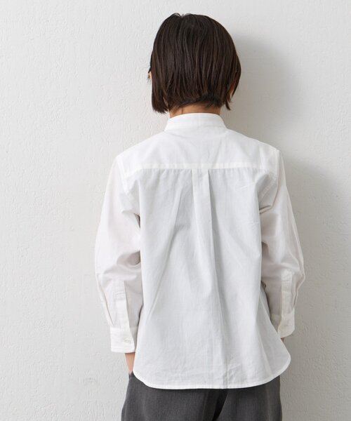 CIAOPANIC TYPY（チャオパニックティピー）の「【KIDS】【フォーマル・セレモニー】洗える 蝶ネクタイ付きシャツセット（シャツ/ブラウス・キッズ・ホワイト・SMALL/MEDIUM）」の5枚目の写真