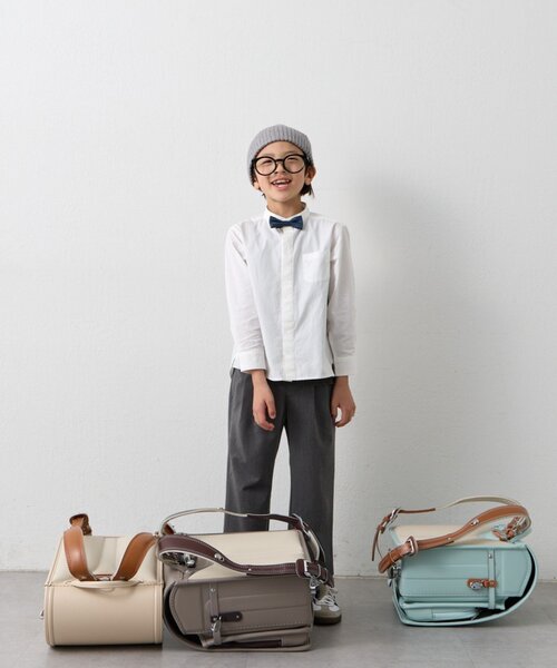 CIAOPANIC TYPY（チャオパニックティピー）の「【KIDS】【フォーマル・セレモニー】洗える 蝶ネクタイ付きシャツセット（シャツ/ブラウス・キッズ・ホワイト・SMALL/MEDIUM）」の2枚目の写真