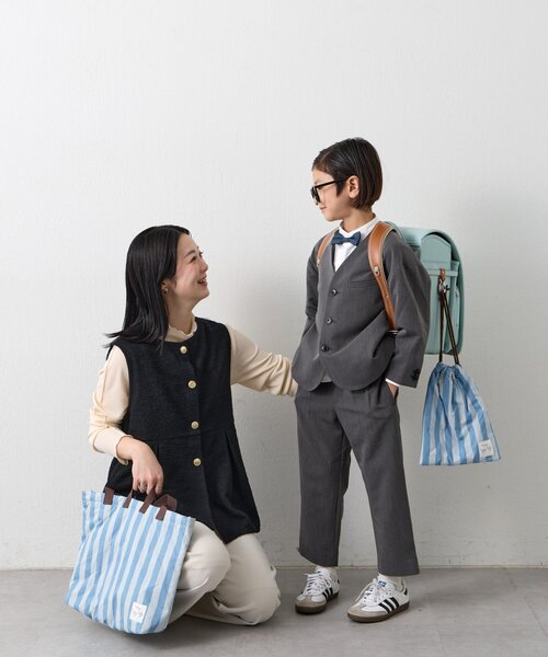 CIAOPANIC TYPY（チャオパニックティピー）の「【KIDS】【フォーマル・セレモニー】洗える 蝶ネクタイ付きシャツセット（シャツ/ブラウス・キッズ・ホワイト・SMALL/MEDIUM）」の14枚目の写真