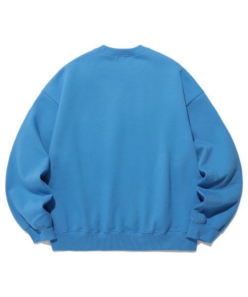 ISTKUNST(イストクンスト)の「SUNRISE BTY SWEATSHIRTS_BLUE(IK2DFMM446A)(スウェット・レディース・ブルー・L/M/S)」の2枚目の写真