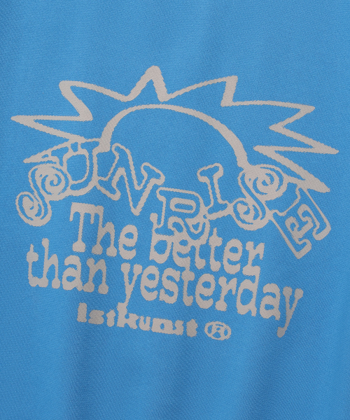ISTKUNST(イストクンスト)の「SUNRISE BTY SWEATSHIRTS_BLUE(IK2DFMM446A)(スウェット・レディース・ブルー・L/M/S)」の4枚目の写真