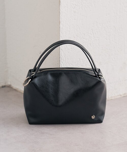 mystic（ミスティック）の「チャーム付きダブルハンドルミニＢＡＧ（トートバッグ・レディース・キャメル/ブラック・ONE SIZE）」の8枚目の写真