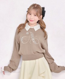 ニット/セーター（ベージュ系・ビジュー）ファッション通販 - ZOZOTOWN