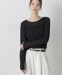 NANO universe | スラブシアーロングスリーブTシャツ(Tシャツ/カットソー)