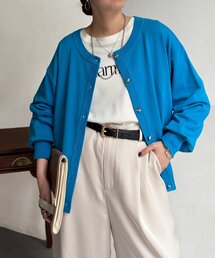 Chez toi | ニュアンスゴールドボタンカーディガン(カーディガン/ボレロ)