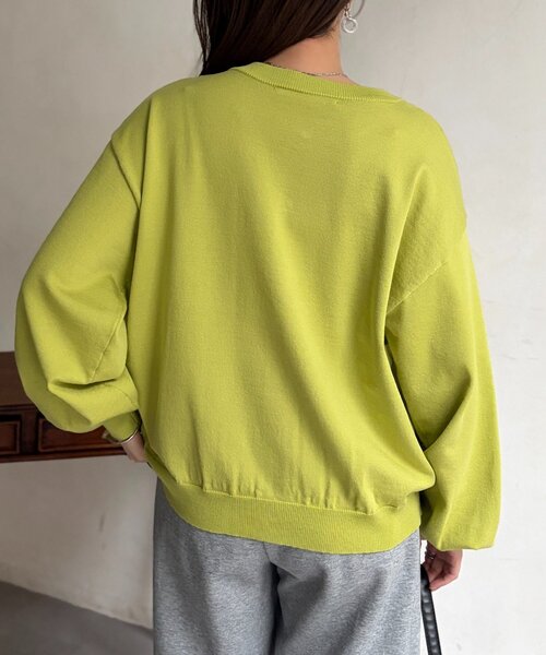 Chez toi（シェトワ）の「ニュアンスゴールドボタンカーディガン（カーディガン/ボレロ・レディース・ブルー/ブラック/アイボリー/ライム・FREE）」の16枚目の写真