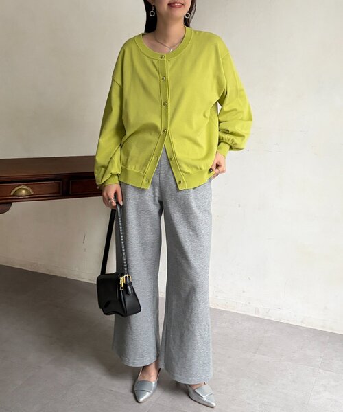 Chez toi（シェトワ）の「ニュアンスゴールドボタンカーディガン（カーディガン/ボレロ・レディース・ブルー/ブラック/アイボリー/ライム・FREE）」の17枚目の写真