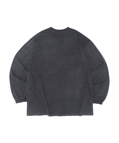 CARGOBROS FOR WOMAN(カーゴブロスフォーウィメン)の「ピグメントシボリオーバーフィット長袖Tシャツ(ブルー)(Tシャツ/カットソー・レディース・その他・FREE)」の2枚目の写真