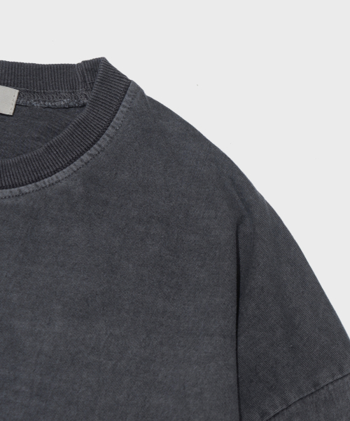 CARGOBROS FOR WOMAN(カーゴブロスフォーウィメン)の「ピグメントシボリオーバーフィット長袖Tシャツ(ブルー)(Tシャツ/カットソー・レディース・その他・FREE)」の3枚目の写真