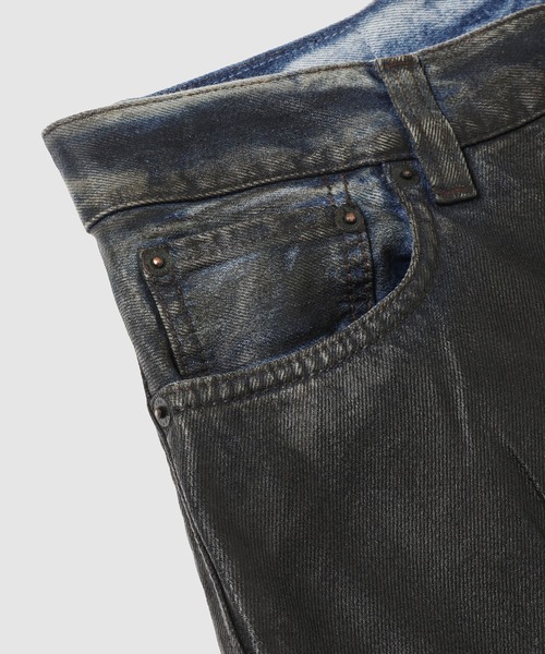 Acne Studios（アクネストゥディオズ）の「Acne Studios 2023 U Charcoal Leather（デニムパンツ・メンズ・ブラック・M/M）」の3枚目の写真