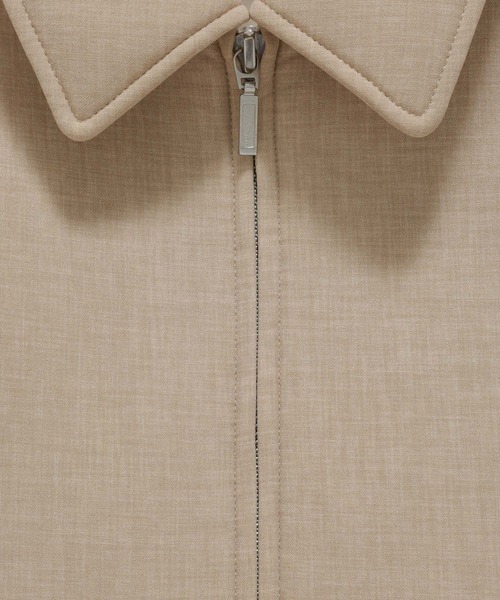 BABYLONE（バビロン）の「ライトボンディングブルゾン（ブルゾン・レディース・ベージュ/チャコール・フリー）」の4枚目の写真