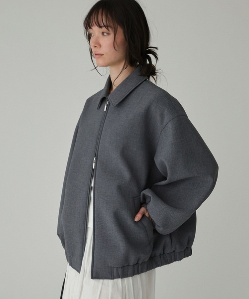 BABYLONE（バビロン）の「ライトボンディングブルゾン（ブルゾン・レディース・ベージュ/チャコール・フリー）」の7枚目の写真