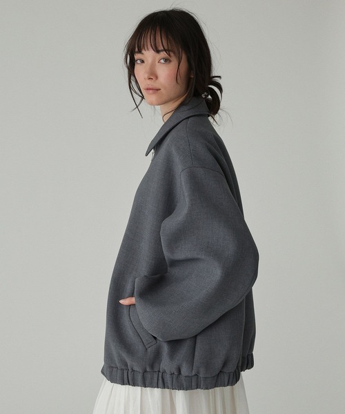 BABYLONE（バビロン）の「ライトボンディングブルゾン（ブルゾン・レディース・ベージュ/チャコール・フリー）」の9枚目の写真