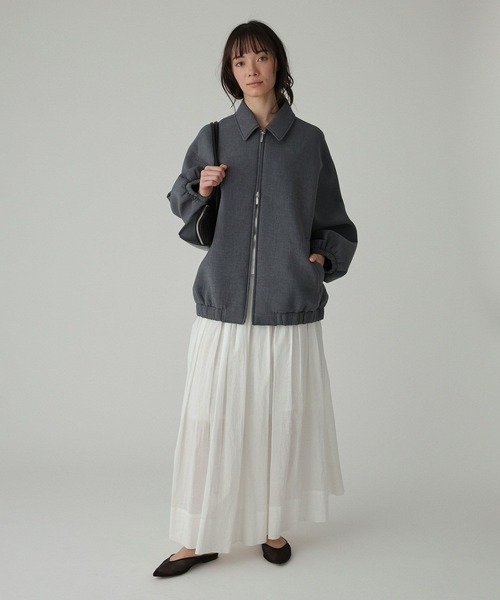 BABYLONE（バビロン）の「ライトボンディングブルゾン（ブルゾン・レディース・ベージュ/チャコール・フリー）」の11枚目の写真