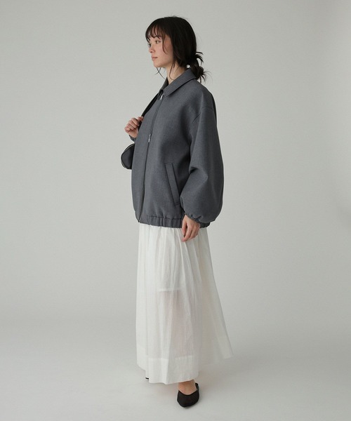 BABYLONE（バビロン）の「ライトボンディングブルゾン（ブルゾン・レディース・ベージュ/チャコール・フリー）」の12枚目の写真