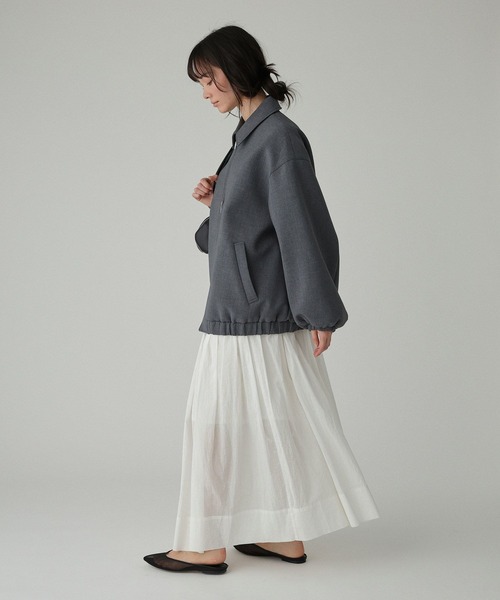 BABYLONE（バビロン）の「ライトボンディングブルゾン（ブルゾン・レディース・ベージュ/チャコール・フリー）」の14枚目の写真