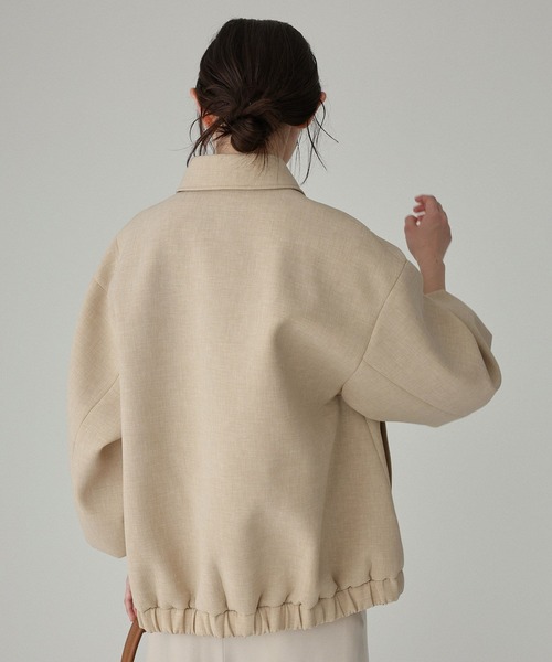 BABYLONE（バビロン）の「ライトボンディングブルゾン（ブルゾン・レディース・ベージュ/チャコール・フリー）」の17枚目の写真