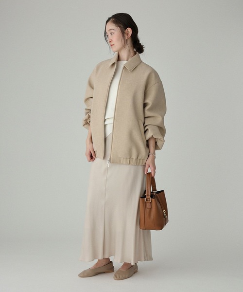 BABYLONE（バビロン）の「ライトボンディングブルゾン（ブルゾン・レディース・ベージュ/チャコール・フリー）」の19枚目の写真