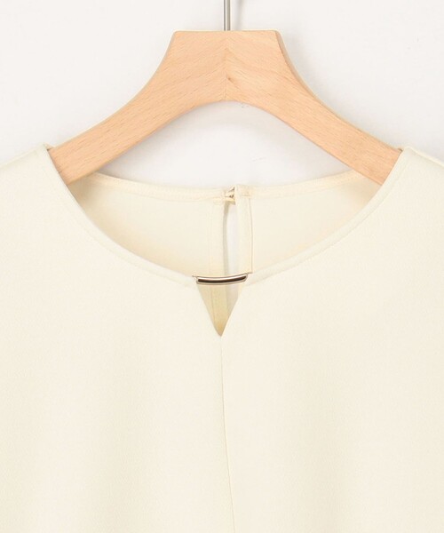 MICO COULIER（ミコクリエ）の「《セットアップ対応》サンディカットジョーゼットブラウス（シャツ/ブラウス・レディース・ネイビー/オフホワイト・38）」の17枚目の写真