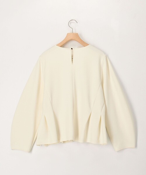 MICO COULIER（ミコクリエ）の「《セットアップ対応》サンディカットジョーゼットブラウス（シャツ/ブラウス・レディース・ネイビー/オフホワイト・38）」の22枚目の写真