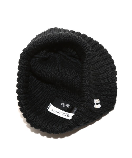 UNDERCOVER（アンダーカバー）の「UC1F1H04-1（ニットキャップ/ビーニー・レディース・ブラック/グレイッシュベージュ・FREE）」の5枚目の写真
