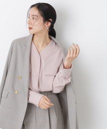 NANO universe | スキッパーポケットブラウス(シャツ/ブラウス)