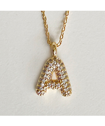 ELYONA（エリオーナー）の「ELA 38 Pave Initial Necklace（ネックレス）」
