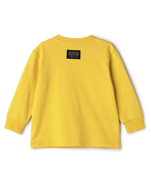 kladskap（クレードスコープ）の「恐竜長袖Tシャツ（Tシャツ/カットソー・キッズ・マスタード・100cm/120cm/110cm）」の3枚目の写真