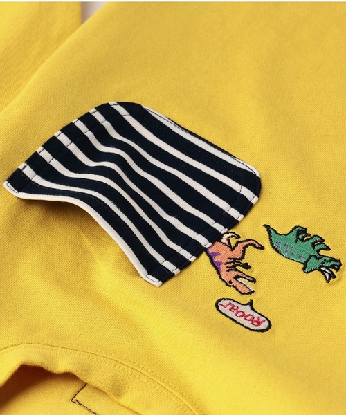 kladskap（クレードスコープ）の「恐竜長袖Tシャツ（Tシャツ/カットソー・キッズ・マスタード・100cm/120cm/110cm）」の8枚目の写真