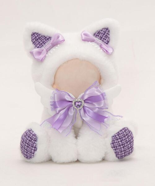 WEGO(ウィゴー)の「WEGO/ぬいおすわりにゃんこ15cm(おもちゃ・レディース・ホワイト/ライトピンク/サックスブルー/レッド/ブラック/ライトパープル・FREE)」の4枚目の写真