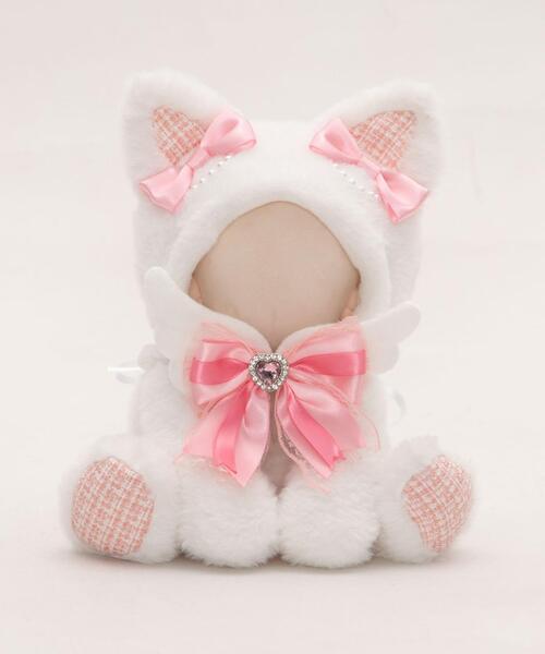 WEGO(ウィゴー)の「WEGO/ぬいおすわりにゃんこ15cm(おもちゃ・レディース・ホワイト/ライトピンク/サックスブルー/レッド/ブラック/ライトパープル・FREE)」の5枚目の写真