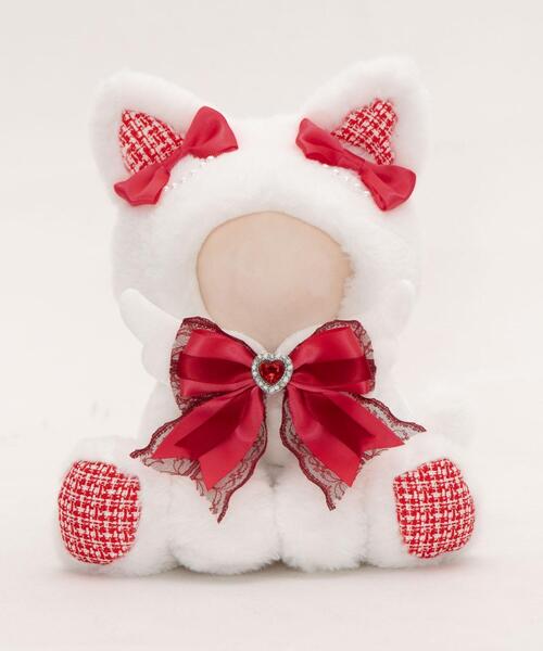 WEGO(ウィゴー)の「WEGO/ぬいおすわりにゃんこ15cm(おもちゃ・レディース・ホワイト/ライトピンク/サックスブルー/レッド/ブラック/ライトパープル・FREE)」の6枚目の写真