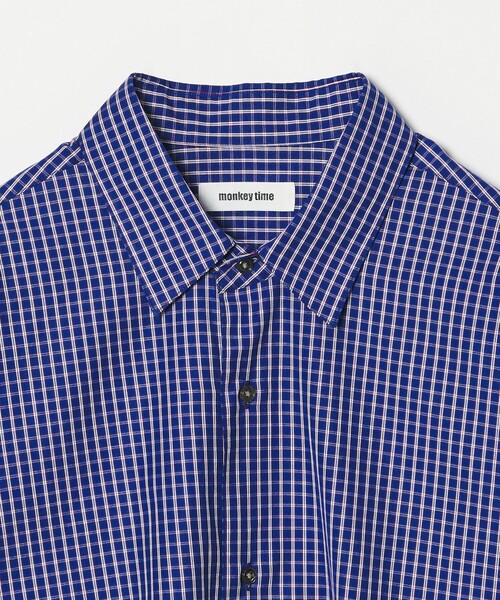 MONKEY TIME（モンキータイム）の「コットン クロップド シャツ（シャツ/ブラウス・メンズ・ブラック/ネイビー/ターコイズブルー・L/M/S/XL）」の15枚目の写真