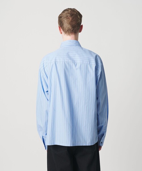 MONKEY TIME（モンキータイム）の「コットン クロップド シャツ（シャツ/ブラウス・メンズ・ブラック/ネイビー/ターコイズブルー・L/M/S/XL）」の16枚目の写真