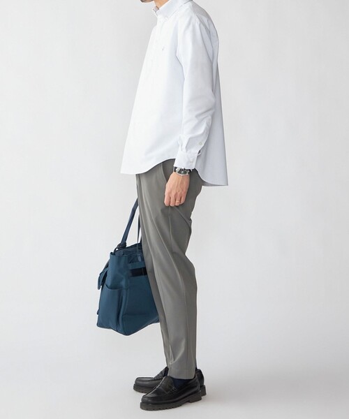 SHIPS(シップス)の「【WEB限定】SHIPS: 防シワ・吸水速乾 Drymix(R) プルオーバー ボダンダウン シャツ(ビジネスシャツ・メンズ・ネイビー/ホワイト/グレー/ライトブルー・MEDIUM/SMALL/XX-LARGE/X-LARGE/LARGE)」の20枚目の写真