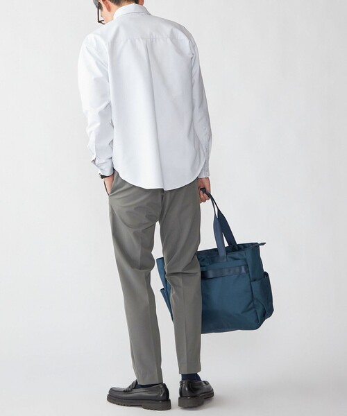 SHIPS(シップス)の「【WEB限定】SHIPS: 防シワ・吸水速乾 Drymix(R) プルオーバー ボダンダウン シャツ(ビジネスシャツ・メンズ・ネイビー/ホワイト/グレー/ライトブルー・MEDIUM/SMALL/XX-LARGE/X-LARGE/LARGE)」の21枚目の写真