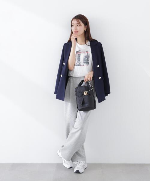 PROPORTION BODY DRESSING（プロポーションボディドレッシング）の「＜ａ＞カットイージータックパンツ / 1216139300（スウェットパンツ・レディース・ホワイト系その他/ベージュ/グレー系その他・P/S/MEDIUM）」の6枚目の写真