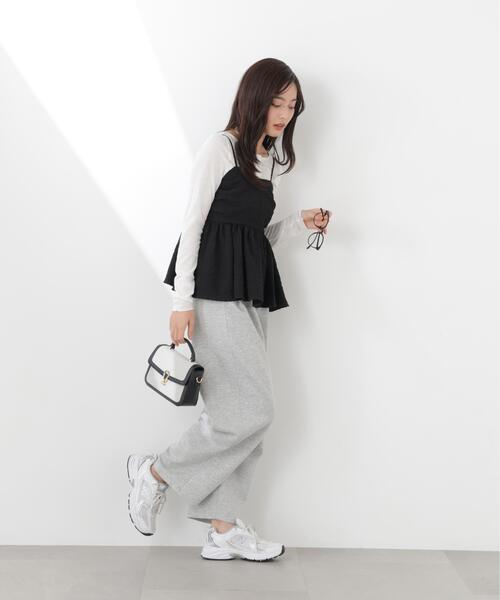 PROPORTION BODY DRESSING（プロポーションボディドレッシング）の「＜ａ＞カットイージータックパンツ / 1216139300（スウェットパンツ・レディース・ホワイト系その他/ベージュ/グレー系その他・P/S/MEDIUM）」の8枚目の写真