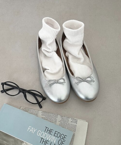 DISCOAT(ディスコート)の「【S~XLサイズ展開】コンフォートバレエシューズ(パンプス・レディース・ブラック/シルバー/ブラウン・SMALL/MEDIUM/LARGE/X-LARGE)」の3枚目の写真