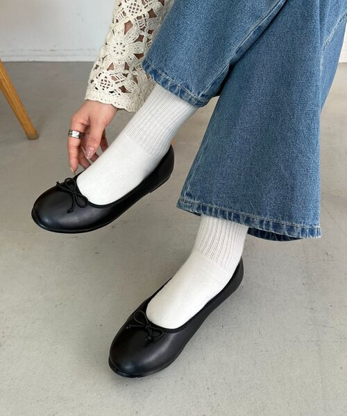 DISCOAT(ディスコート)の「【S~XLサイズ展開】コンフォートバレエシューズ(パンプス・レディース・ブラック/シルバー/ブラウン・SMALL/MEDIUM/LARGE/X-LARGE)」の1枚目の写真