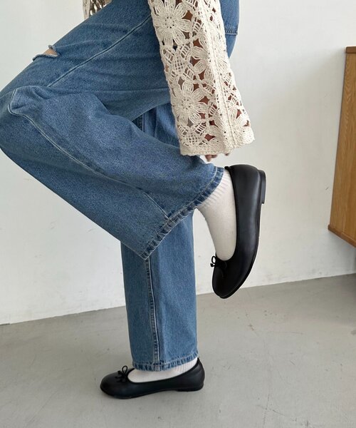 DISCOAT(ディスコート)の「【S~XLサイズ展開】コンフォートバレエシューズ(パンプス・レディース・ブラック/シルバー/ブラウン・SMALL/MEDIUM/LARGE/X-LARGE)」の6枚目の写真