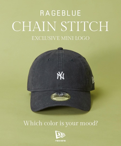 RAGEBLUE（レイジブルー）の「【NEW ERA/ニューエラ】別注/9TWENTY/MLB  mini LOGOキャップ（キャップ・メンズ・ダークグレー/ネイビー/グリーン/ダークブラウン/ベージュ・FREE）」の15枚目の写真